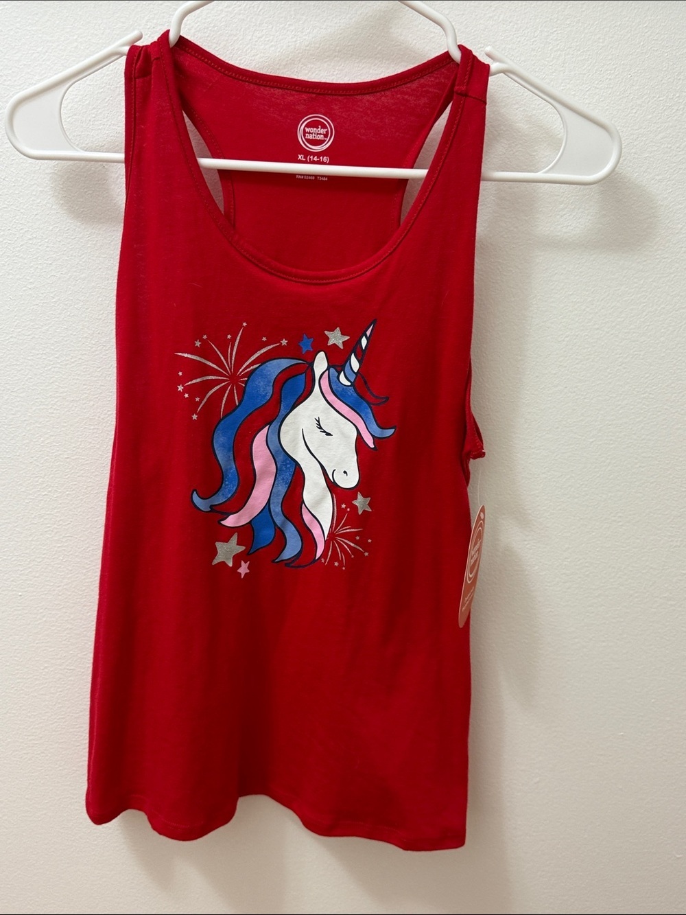Wonder Nation Red Crew Neck Tee